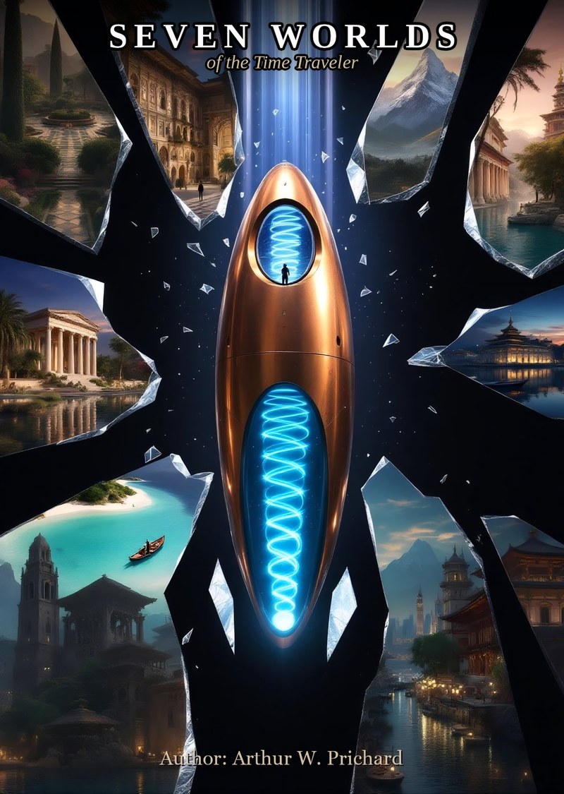 Seven Worlds of the Time Traveler — book cover